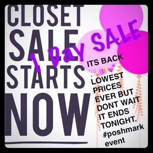 ONE DAY SALE